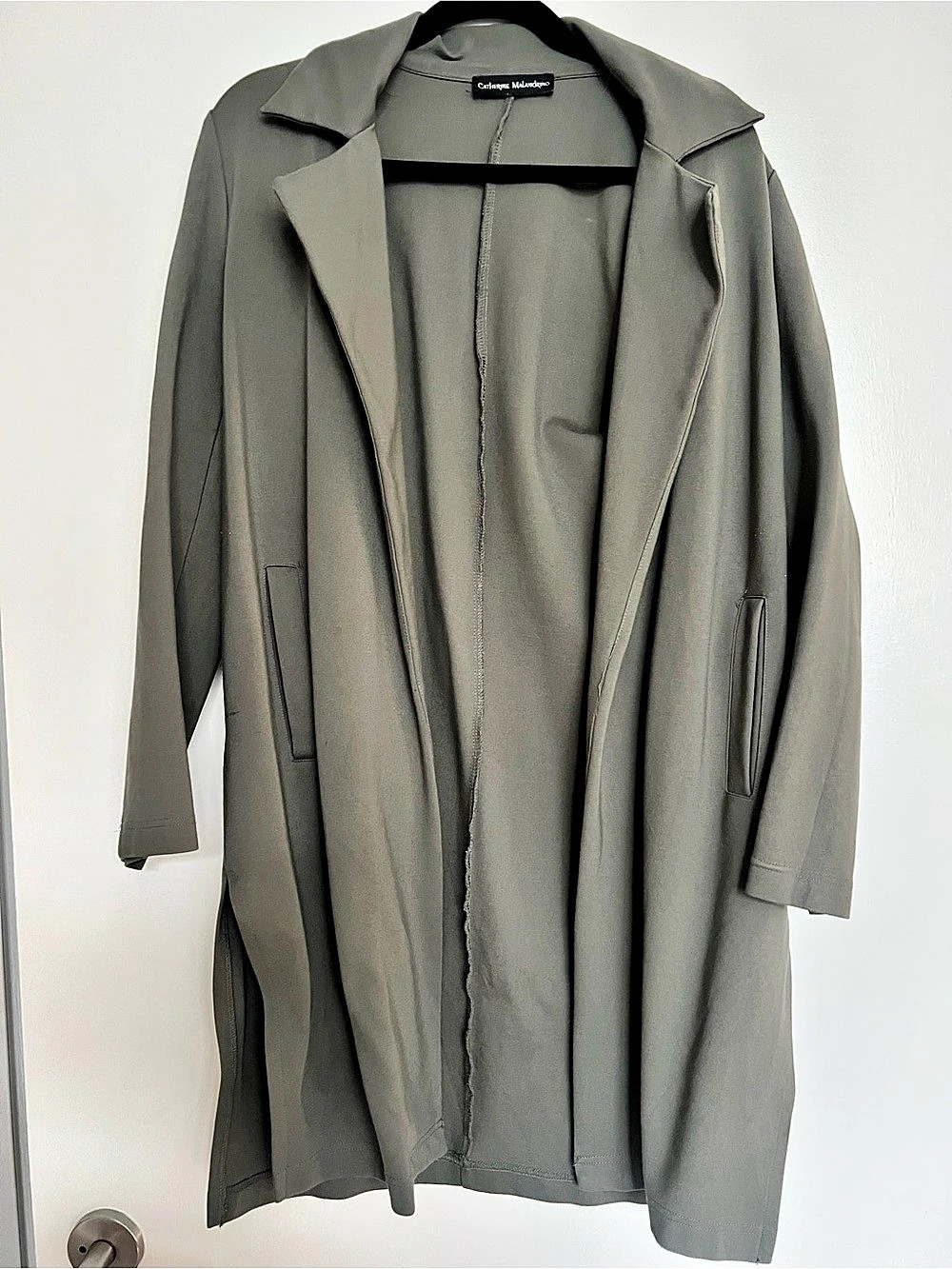 Catherine Malandrino olive green coat